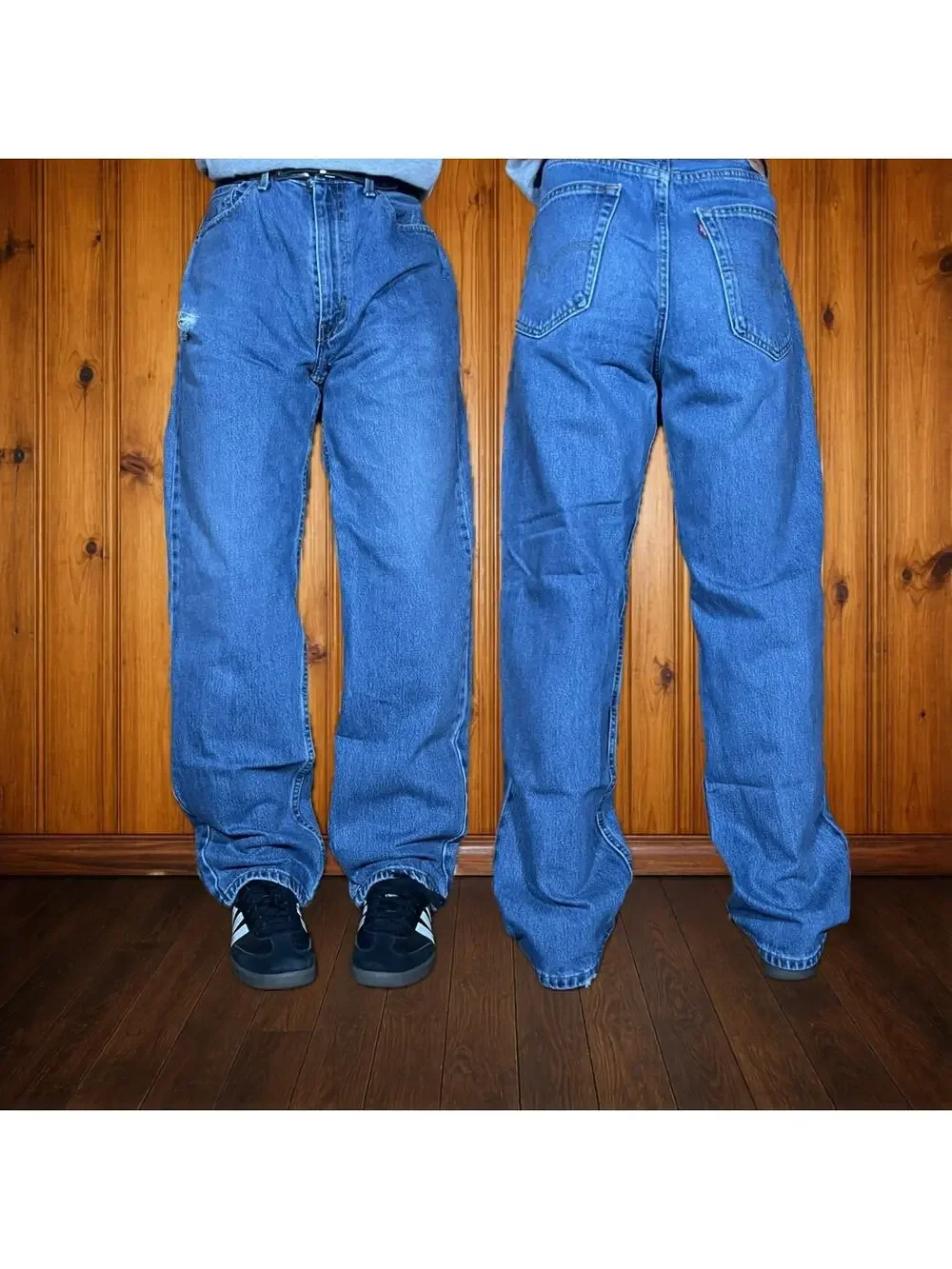 Levi's 36x34 Y2K 550 Jeans Blue Relaxed